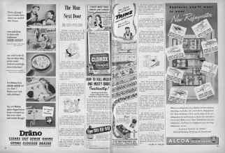 Better Homes & Gardens May 1945 Magazine Article: The Man Next Door