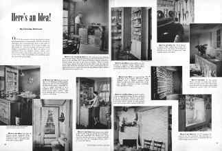 Better Homes & Gardens June 1945 Magazine Article: Here's an Idea!