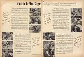 Better Homes & Gardens June 1945 Magazine Article: What to Do About Sugar