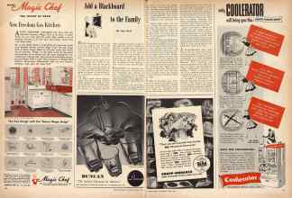 Better Homes & Gardens June 1945 Magazine Article: Add a Blackboard to the Family