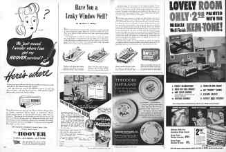Better Homes & Gardens June 1945 Magazine Article: Have You a Leaky Window Well?