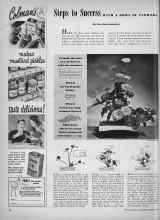 Better Homes & Gardens August 1945 Magazine Article: Steps to Success WITH A BOWL OF FLOWERS