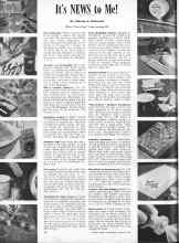 Better Homes & Gardens August 1945 Magazine Article: It's NEWS to Me!