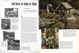 Better Homes & Gardens August 1945 Magazine Article: Cool Ideas to Adapt or Adopt