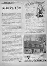 Better Homes & Gardens September 1945 Magazine Article: Not Too Great a Price