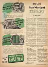 Better Homes & Gardens September 1945 Magazine Article: Heat Saved Means Dollars Saved