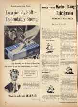 Better Homes & Gardens September 1945 Magazine Article: MAKE YOUR Washer, Range, Refrigerator