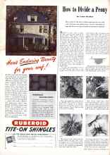 Better Homes & Gardens September 1945 Magazine Article: How to Divide a Peony