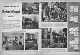 Better Homes & Gardens September 1945 Magazine Article: The Form Is Familiar but The Face Is Changed