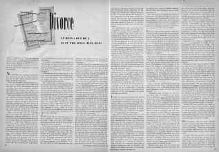 Better Homes & Gardens September 1945 Magazine Article: Divorce IT HITS 1 OUT OF 5