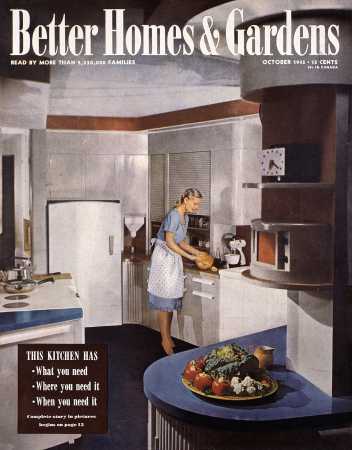 Better Homes & Gardens October 1945 Magazine Cover