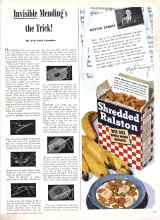 Better Homes & Gardens October 1945 Magazine Article: Invisible Mending's the Trick!