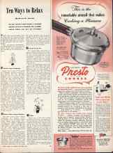 Better Homes & Gardens October 1945 Magazine Article: Ten Ways to Relax