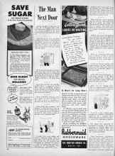 Better Homes & Gardens October 1945 Magazine Article: The Man Next Door