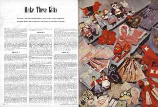Better Homes & Gardens October 1945 Magazine Article: Make These Gifts