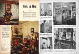 Better Homes & Gardens October 1945 Magazine Article: Here's an Idea!