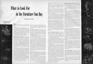 Better Homes & Gardens October 1945 Magazine Article: What to Look For in the Furniture You Buy