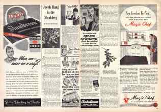 Better Homes & Gardens October 1945 Magazine Article: Jewels Hang in the Shrubbery