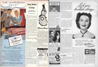 Better Homes & Gardens October 1945 Magazine Article: Young Mothers' Exchange
