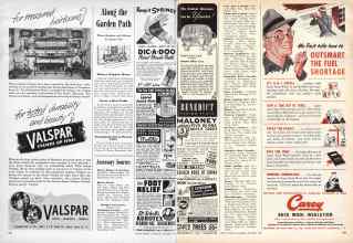 Better Homes & Gardens October 1945 Magazine Article: Along the Garden Path