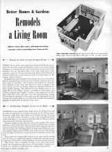 Better Homes & Gardens November 1945 Magazine Article: Remodels a Living Room