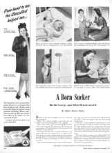 Better Homes & Gardens November 1945 Magazine Article: A Born Sucker