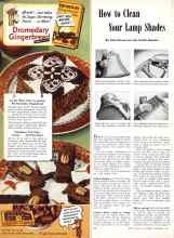 Better Homes & Gardens November 1945 Magazine Article: How to Clean Your Lamp Shades