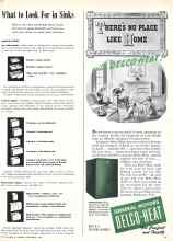 Better Homes & Gardens November 1945 Magazine Article: What to Look For in Sinks