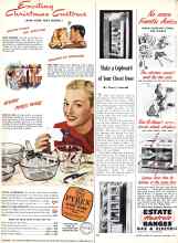 Better Homes & Gardens December 1945 Magazine Article: Make a Cupboard of Your Closet Door