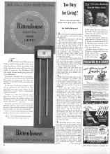Better Homes & Gardens December 1945 Magazine Article: Too Busy for Living?