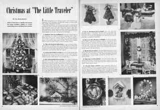 Better Homes & Gardens December 1945 Magazine Article: Christmas at 