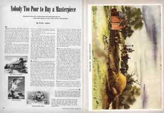 Better Homes & Gardens December 1945 Magazine Article: Nobody Too Poor to Boy a Masterpiece