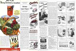 Better Homes & Gardens December 1945 Magazine Article: Christmas Contest Winners