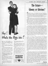 Better Homes & Gardens January 1946 Magazine Article: The Future--Gloomy or Glorious?