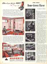 Better Homes & Gardens January 1946 Magazine Article: FOR THAT Home-Grown Flavor