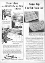 Better Homes & Gardens January 1946 Magazine Article: Summer Rugs With That Frosted Look