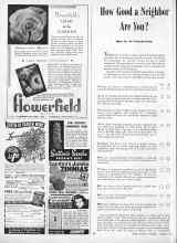 Better Homes & Gardens January 1946 Magazine Article: How Good a Neighbor Are You?