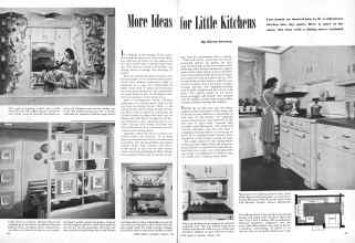 Better Homes & Gardens January 1946 Magazine Article: More Ideas for Little Kitchens