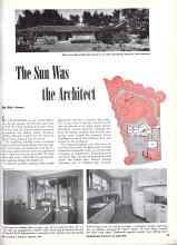 Better Homes & Gardens February 1946 Magazine Article: The Sun Was the Architect