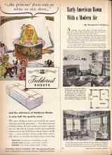Better Homes & Gardens February 1946 Magazine Article: Early-American Room With a Modern Air