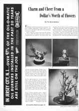 Better Homes & Gardens February 1946 Magazine Article: Charm and Cheer From a Dollar's Worth of Flowers