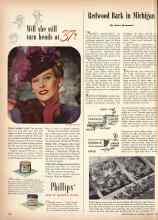 Better Homes & Gardens February 1946 Magazine Article: Redwood Bark in Michigan