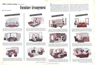 Better Homes & Gardens February 1946 Magazine Article: Furniture Arrangement