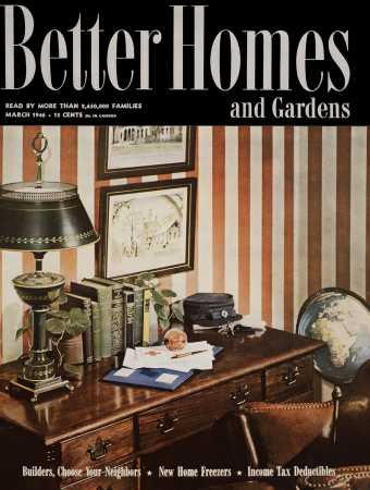 Better Homes & Gardens March 1946 Magazine Cover