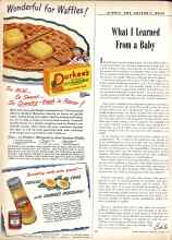 Better Homes & Gardens March 1946 Magazine Article: What I Learned From a Baby