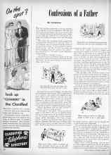 Better Homes & Gardens March 1946 Magazine Article: Confessions of a Father