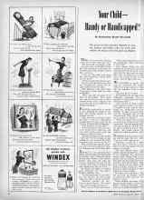 Better Homes & Gardens March 1946 Magazine Article: Your Child--Handy or Handicapped?