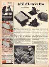 Better Homes & Gardens March 1946 Magazine Article: Tricks of the Flower Trade