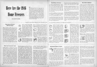 Better Homes & Gardens March 1946 Magazine Article: Here Are the 1946 Home Freezers