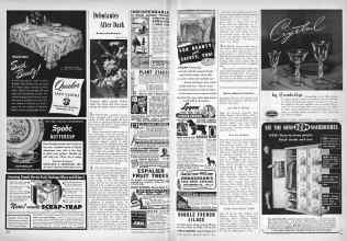 Better Homes & Gardens March 1946 Magazine Article: Debutantes After Dark